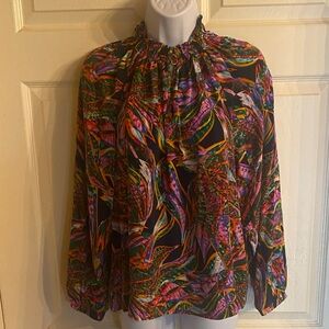 Marie Oliver Multicolor Patterned Blouse